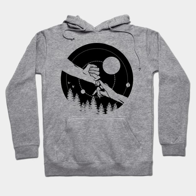 Holding Hands Hoodie by mailboxdisco